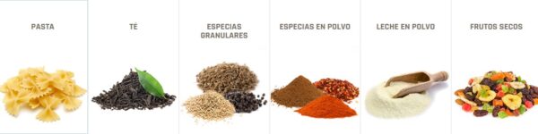 Alimentos sólidos envasados
