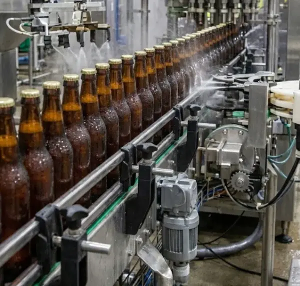 Línea embotelladora