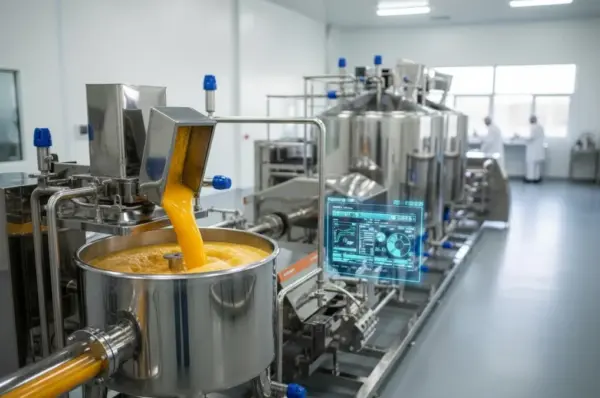 Mezcla, aromatización y ajuste de formulación