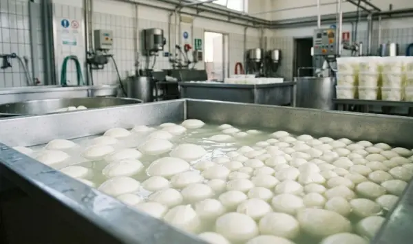 Mozzarella moldeada