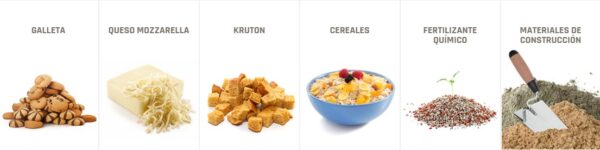 Alimentos sólidos envasados