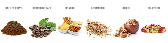 Envasado de alimentos sólidos